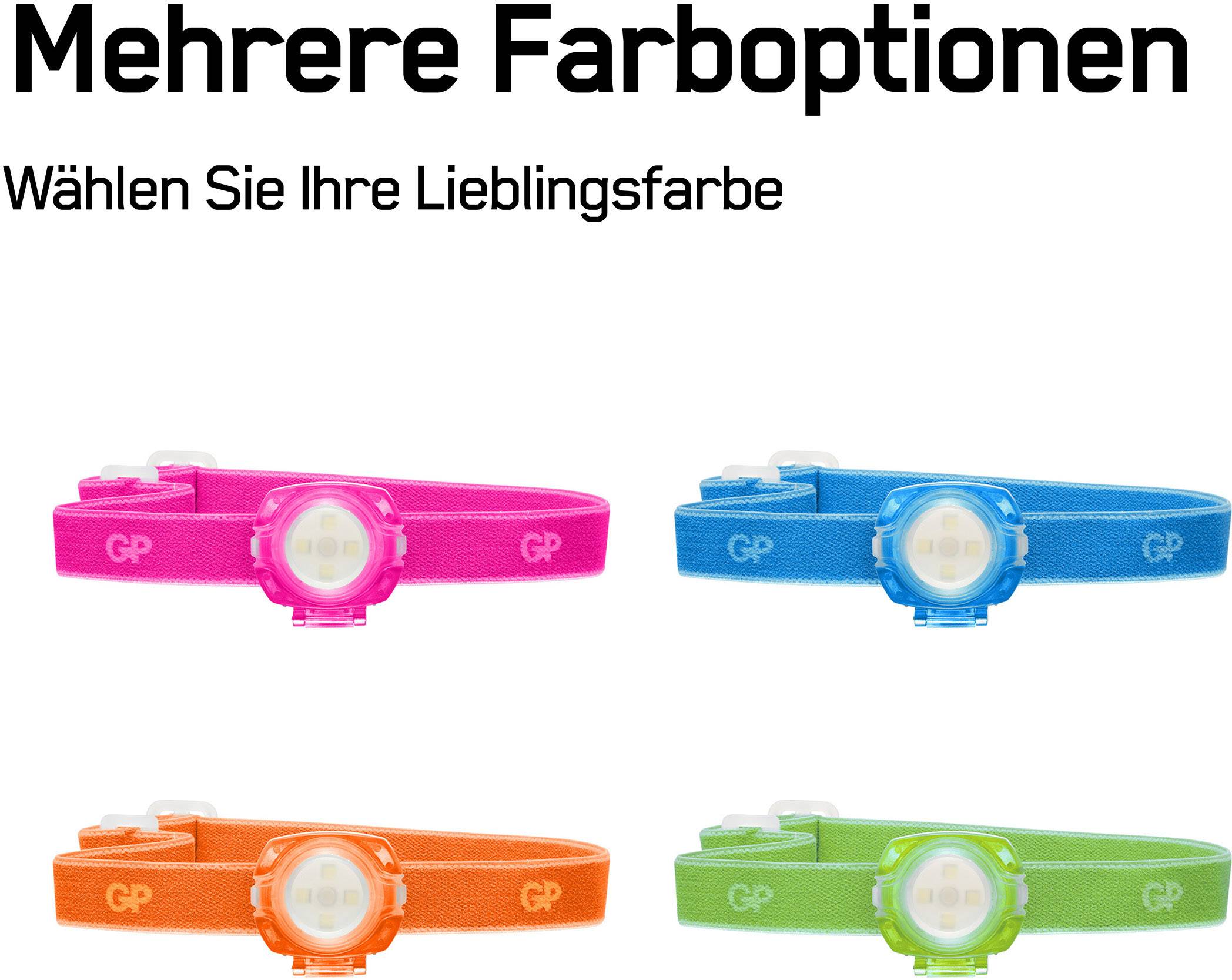 GP Discovery CH31 LED Stirnlampe batteriebetrieben 40lm 6h 260GPACTCH31000