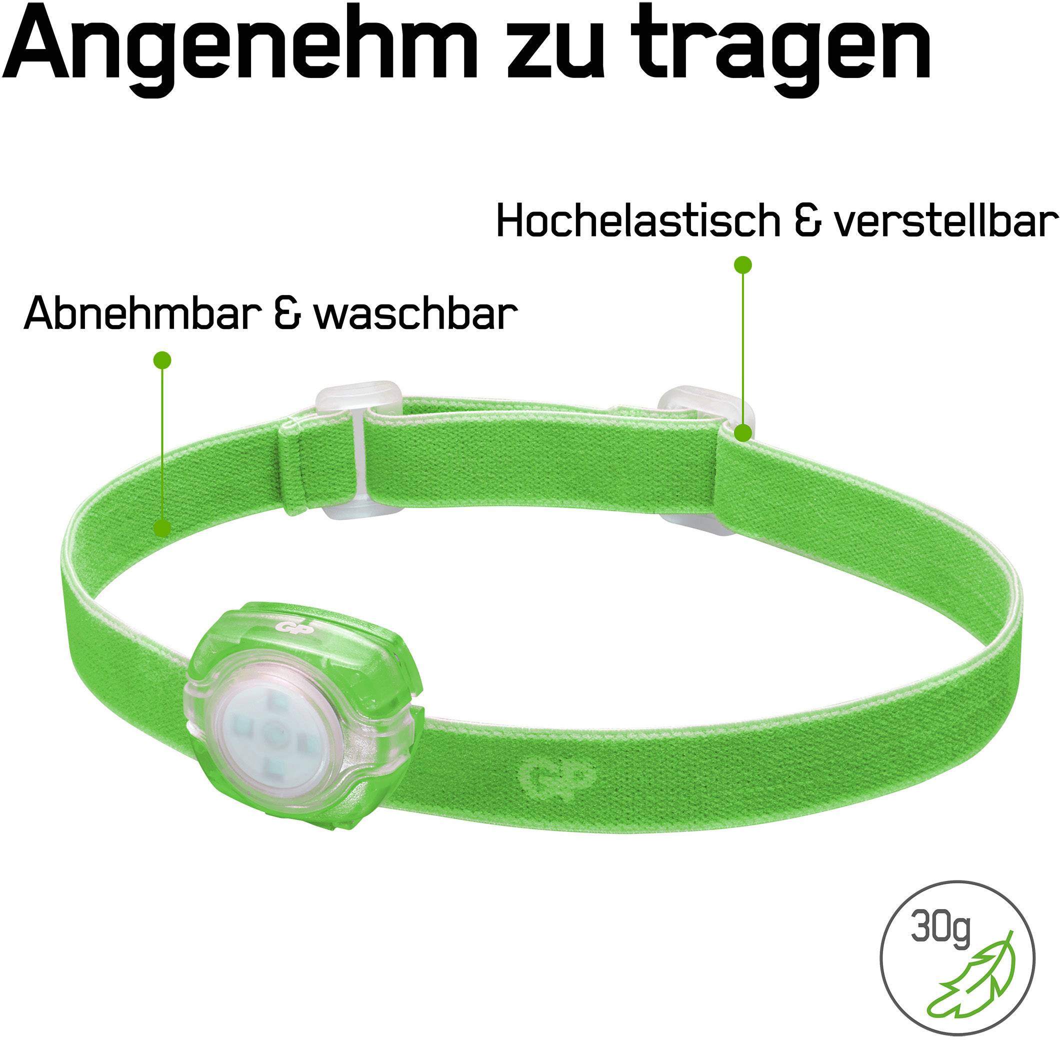 GP Discovery CH31 LED Stirnlampe batteriebetrieben 40lm 6h 260GPACTCH31000