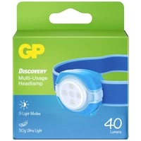 GP Discovery GPDISHLCH31BL447 LED Stirnlampe batteriebetrieben 40 lm 6 h GPDISHLCH31BL447 GP Discovery GPDISHLCH31BL447 LED Stirnlampe batteriebetrieben 40 lm 6 h GPDISHLCH31BL447