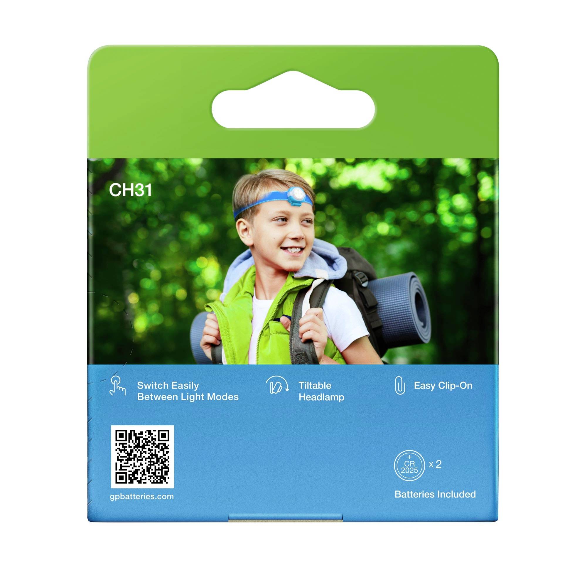 GP Discovery GPDISHLCH31BL447 LED Stirnlampe batteriebetrieben 40lm 6h GPDISHLCH31BL447