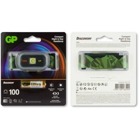 GP Discovery CH33 LED Stirnlampe 100lm 6.5h 260GPACTCH33000 GP Discovery CH33 LED Stirnlampe 100lm 6.5h 260GPACTCH33000