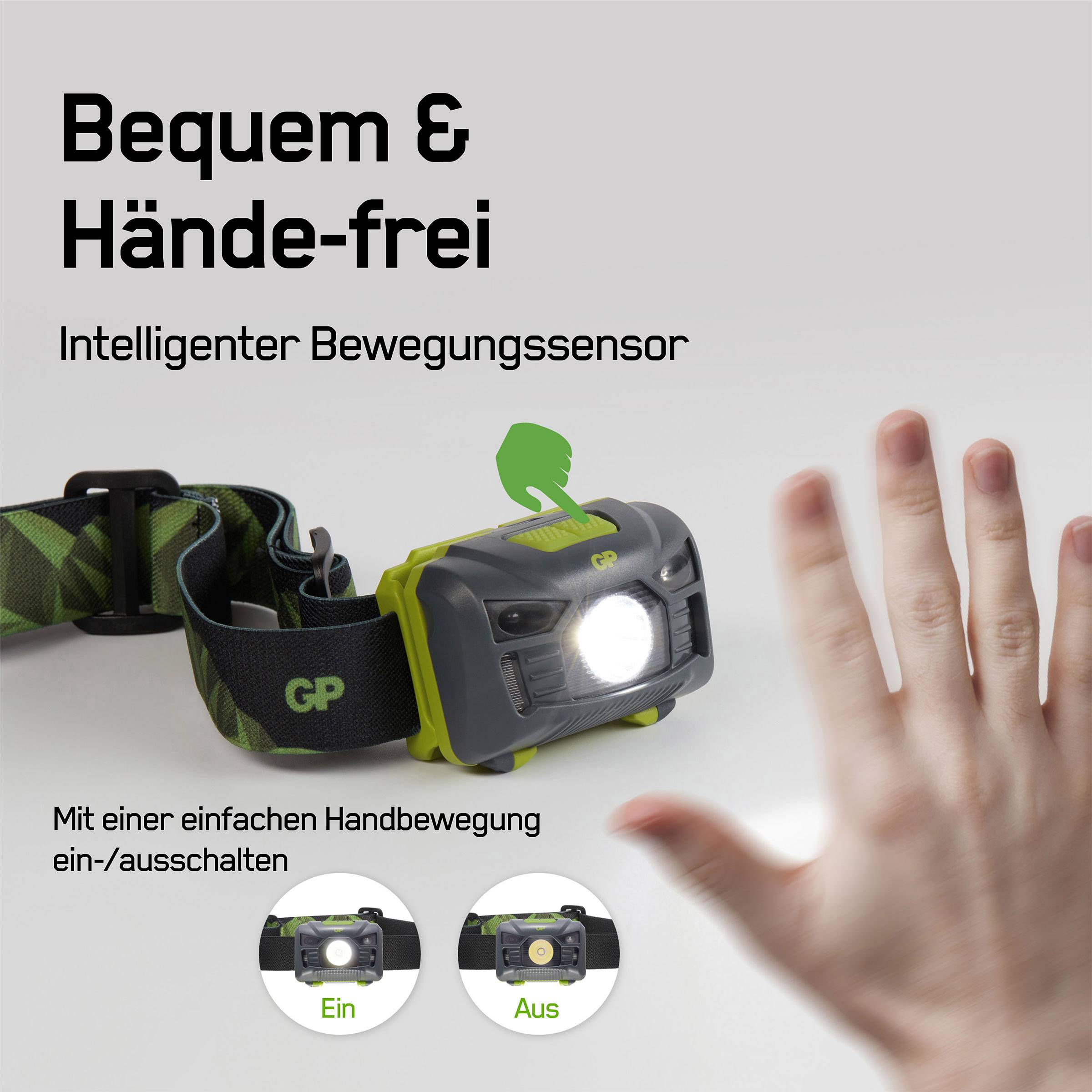 GP Discovery CH34 LED Stirnlampe 100lm 20h 260GPACTCH34000