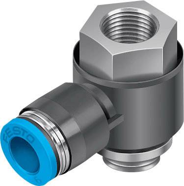 FESTO T-Verbinder 186205 QSTF-G1/4-10 Innengewinde G1/4" Rohr-Ø: 10mm 1St.