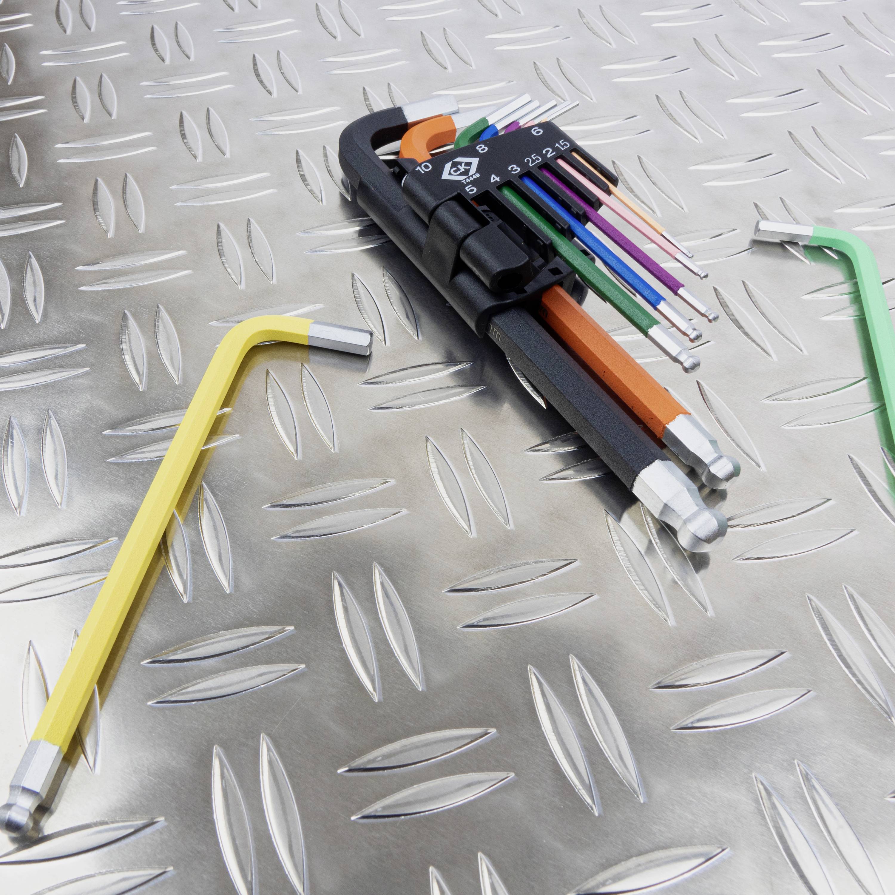 C.K Sechskantschlüssel-Set Schlüsselweite (metrisch): 1.5 mm, 2 mm, 2.5 mm, 3 mm, 4 mm, 5 mm, 6 mm, 8 mm, 10mm