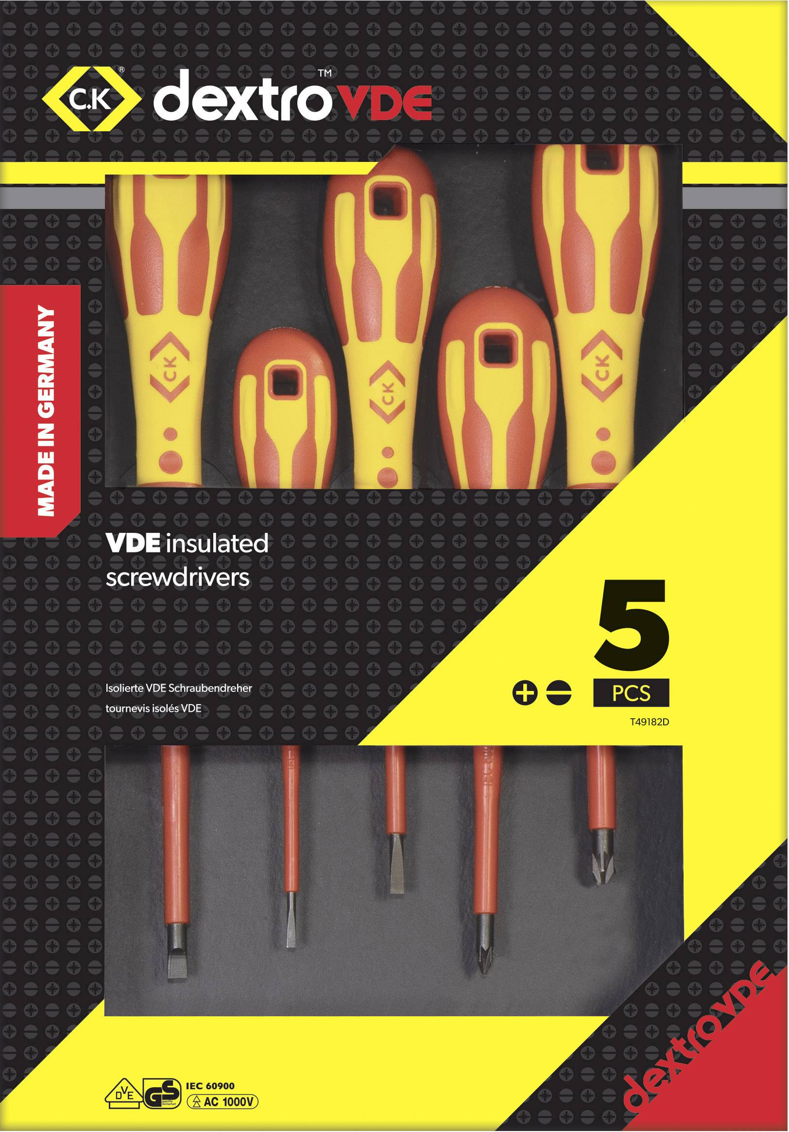 C.K VDE Schraubendreher-Set 5teilig