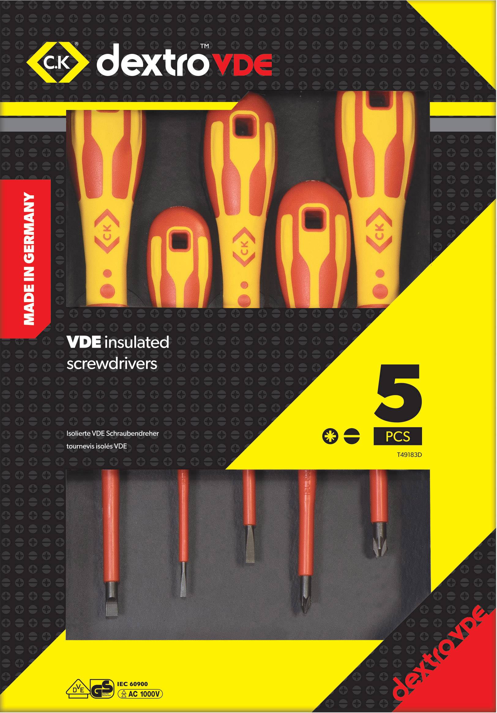 C.K VDE Schraubendreher-Set 5teilig
