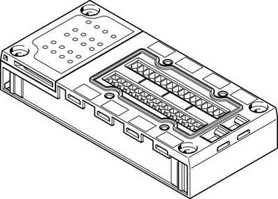 FESTO Anschlussblock 195708 CPX-AB-8-KL-4POL