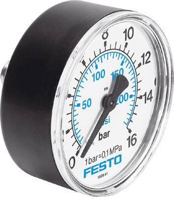 FESTO Manometer 356759 MA-50-16-1/4 0 bis 16 bar 1 St.