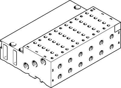 FESTO Batterieblock 525129 MHA2-PR6-5-M5 1St.