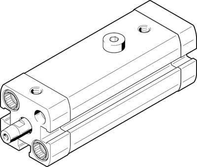 FESTO Schwenk-Lineareinheit 535437 CLR-16-20-R-P-A Gehäusematerial: Aluminium-Knetlegierung Hubläng