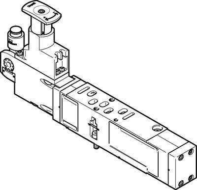 FESTO Reglerplatte VABF-S4-1-R2C2-C-6 540160 1St.