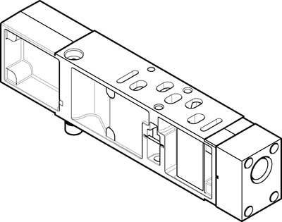 FESTO Vertikal-Versorgungsplatte VABF-S4-1-P1A3-N14 540172 1St.