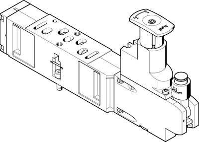 FESTO Reglerplatte VABF-S3-1-R1C2-C-10 543527 1St.