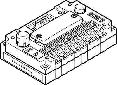 FESTO CPV14-GE-DI02-8 546190 Zubehör Elektrik-Anschaltung 1 St.