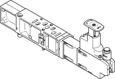 FESTO Reglerplatte VABF-S4-1-R1C2-C-6E 549876 1St.