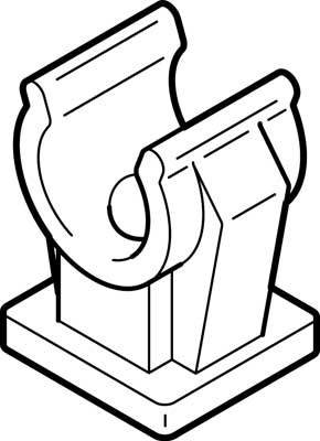 FESTO Rohrklemme 550595-10 PQ-RK-12-B 10St.