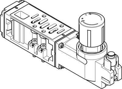FESTO Reglerplatte VABF-S1-2-R2C2-C-6 555759 1St.