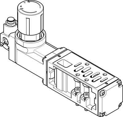 FESTO Reglerplatte VABF-S1-2-R7C2-C-6 555769 1St.