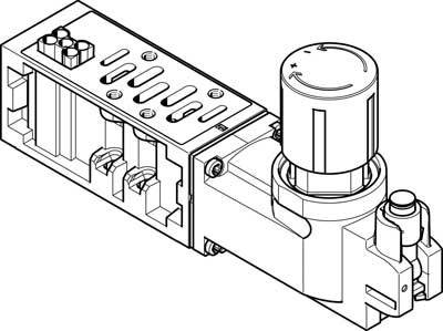 FESTO Reglerplatte VABF-S2-2-R1C2-C-6 555771 1St.