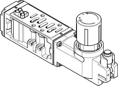 FESTO Reglerplatte VABF-S2-2-R2C2-C-10 555774 1St.