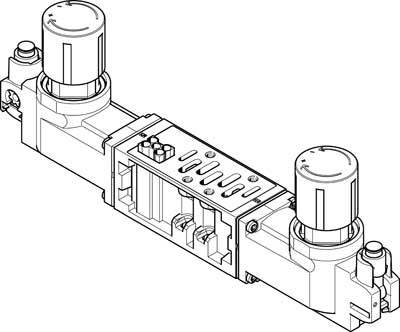 FESTO Reglerplatte VABF-S2-2-R4C2-C-6 555777 1St.