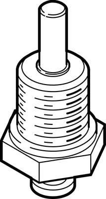 FESTO Handhilfsbetätigung 563402 VAOH-S8 Gehäusematerial Aluminium 1St.