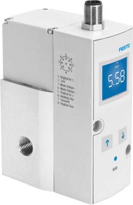 FESTO Proportional-Druckregelventil 571293 VPPM-8L-L-1-G14-0L10H-V1P-S1C1G 1/4, G 1/5 Gehäusematerial Aluminium-Knetlegierung 1St.
