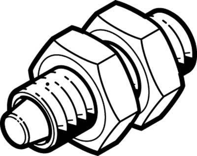 FESTO Stoßdämpfer 1152507 DYEF-S-M5-Y1 Gehäusematerial: Stahl Hublänge: 1.5mm 1St.