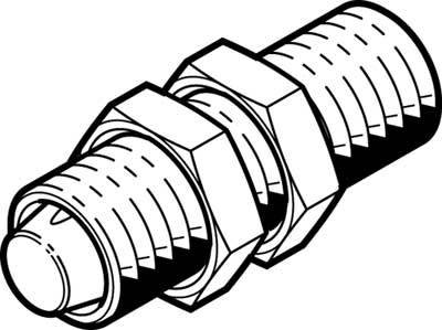 FESTO Stoßdämpfer 1152536 DYEF-S-M8-Y1 Gehäusematerial: Stahl Hublänge: 1.3mm 1St.