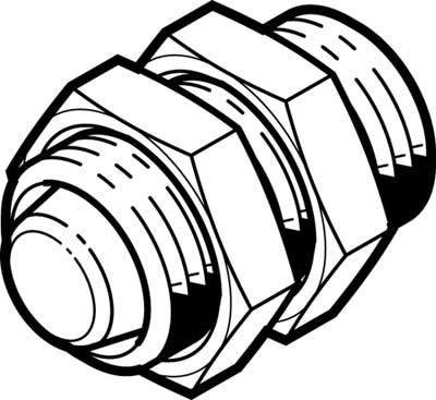 FESTO Stoßdämpfer 1153004 DYEF-S-M12-Y1 Gehäusematerial: Stahl Hublänge: 1.2mm 1St.