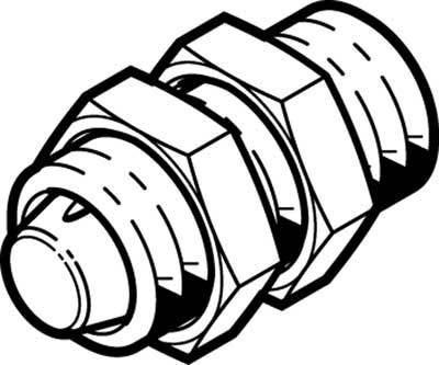 FESTO Stoßdämpfer 1153017 DYEF-S-M14-Y1 Gehäusematerial: Stahl Hublänge: 1.2mm 1St.