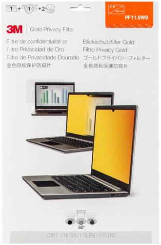3M GPF116W9 Blickschutzfolie Notebook 29,5 cm (11,6") Bildformat: 16:9 7100050382
