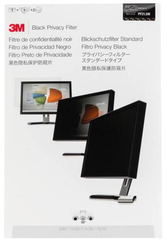 3M PF215W9B Blickschutzfolie Monitor 54,6cm (21,5") Bildformat: 16:9 7000006417 Universal