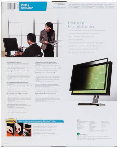 3M PF317 Blickschutzfolie Monitor 43,2 cm (17") Bildformat: 5:4 7000059510