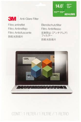 3M AG140W9B Blendschutzfilter Notebook 35,6 cm (14") Bildformat: 16:9 7100028681 Universal