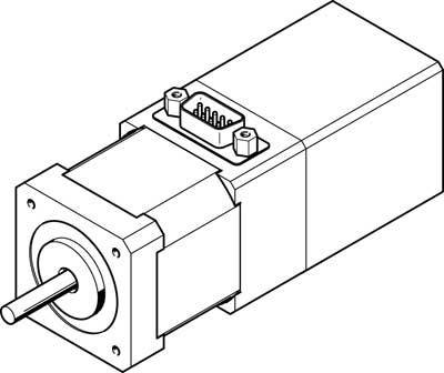 FESTO Schrittmotor 1370472 EMMS-ST-42-S-SB-G2 0.5 Nm 1.8A