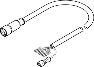 FESTO NEBM-M12G8-E-5-LE8 1451588 Encoderkabel 1St.