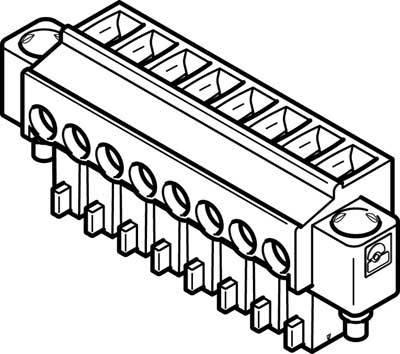 FESTO Stecker 1660640 NEKM-C-8 1St.