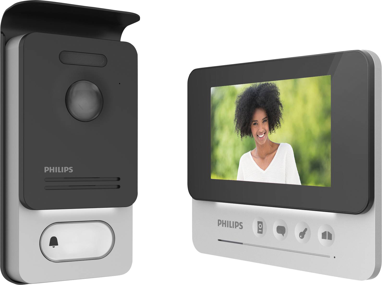 Philips Video-Türsprechanlage 2-Draht Komplett-Set