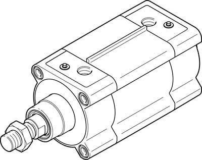 FESTO 1778429 DSBF-C-80-25-PPVA-N3-R Normzylinder Hublänge: 25 mm 1 St.