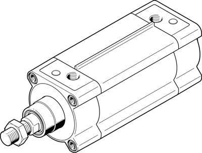 FESTO 1781061 DSBF-C-80-25-PPSA-N3-R Normzylinder Hublänge: 25 mm 1 St.