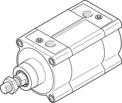 FESTO 1785013 DSBF-C-125-40-PPVA-N3-R Normzylinder Hublänge: 40 mm 1 St.