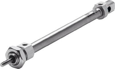 Ein langer, metallischer Rohrverbinder mit zwei Sechskantmuttern an den Enden, geeignet für industrielle Verbindungsanwendungen.