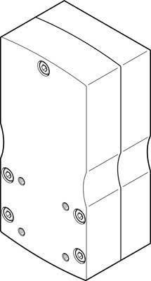 FESTO Parallelbausatz 2798760 EAMM-U-110-D50-60H-120 1St.