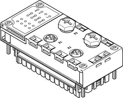 FESTO CPX-CTEL-2-M12-5POL-LK 2900543 Zubehör Elektrik-Anschaltung 1 St.