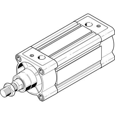 FESTO 3656643 DSBC-80-200-D3-PPVA-N3 Normzylinder Hublänge: 200 mm 1 St.