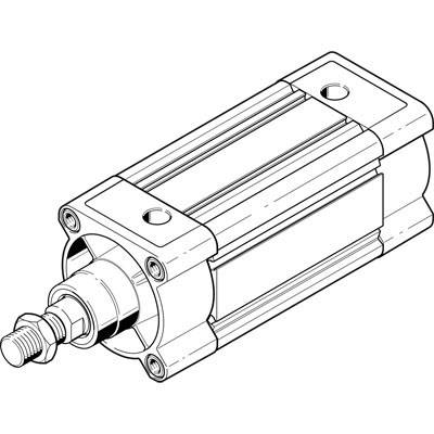 FESTO 3656863 DSBC-80-125-D3-PPSA-N3 Normzylinder Hublänge: 125 mm 1 St.