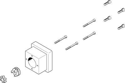 FESTO Axialbausatz 4610008 EAMM-A-T42-87A 1St.