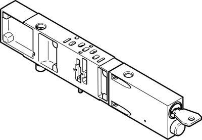 FESTO Vertikal-Drucksperrplatte VABF-S4-2-L1D2-C 8001178 1St.
