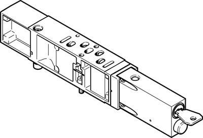 FESTO Vertikal-Drucksperrplatte VABF-S4-1-L1D2-C 8001179 1St.